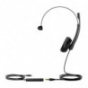 Yealink UH34 Special Edition Mono UC USB Headset, USB-C  3.5mm, Audio Clarity, Noise Cancelling Microphone, Leather Ear Cushi
