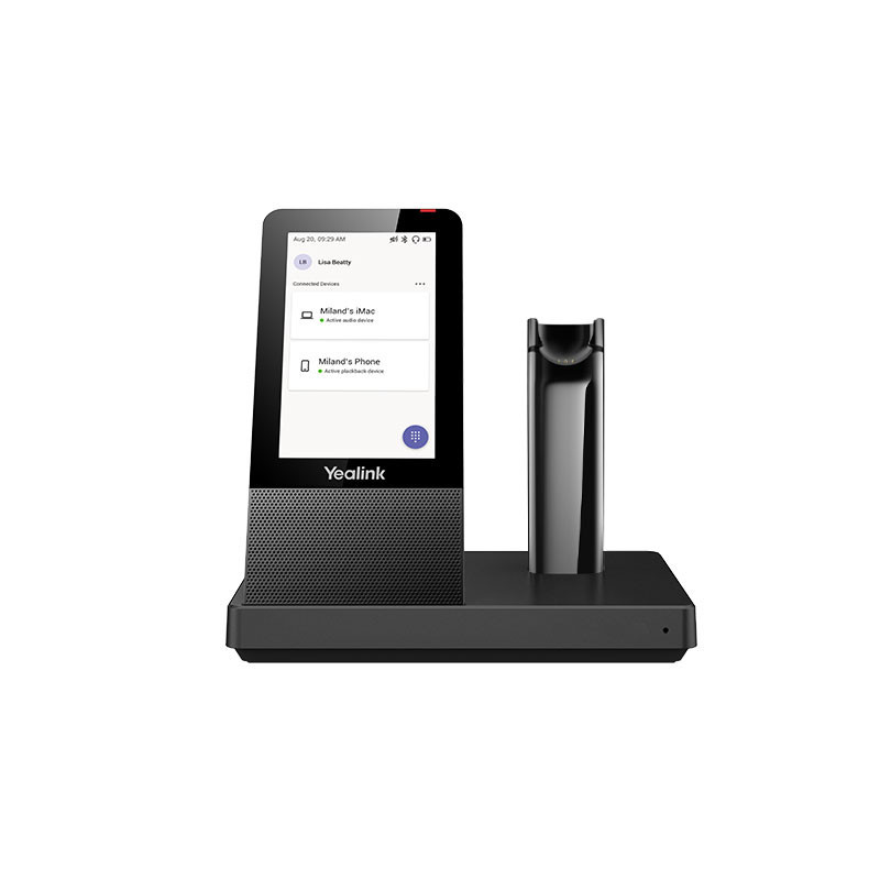 Yealink WHB670 Replacement DECT Base with Touch Screen for WH67 MS and UC Headsets