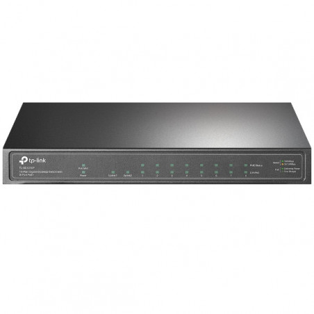 TP-Link TL-SG1210P 10-Port Gigabit Desktop Switch with 8-Port PoE  IGMP Snooping 1 Gigabit SFP Slot, Fanless