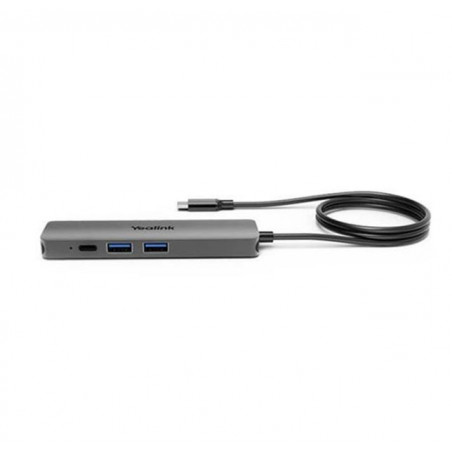 Yealink BYOD Box Cable Hub, with 1.5m USB-C Cable (USB-C to USB-A adapter included), easy plug&play setups,  Support to charg