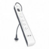 Belkin SurgePlus 4-Outlet Surge Protector With 2x USB Port 2.4 Amp (BSV401au2M) - Heavy Duty 2M Power Cord, 525 Joules, $2000