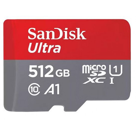 SanDisk 512GB Ultra MicroSDXC UHS-I Memory Card - 150MB/s -Capacity: 512GB - Compatibility: Compatible with microSDHC and mic