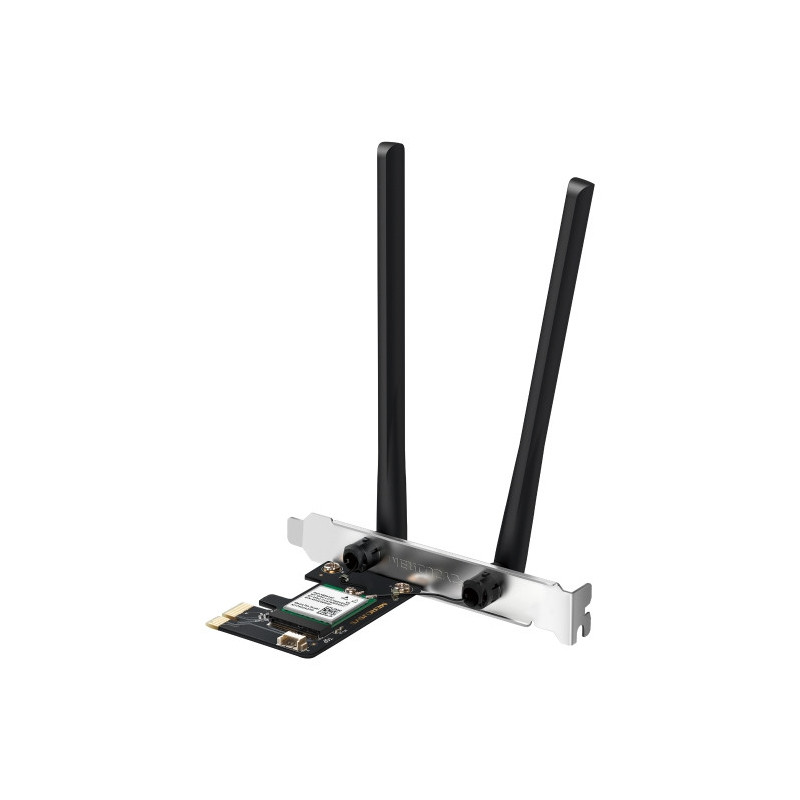 Mercusys MA80XE AX3000 Wi-Fi 6 Bluetooth 5.2 PCIe Adapter, 2402Mbps @5 GHz, 574Mbps @2.4GHz
