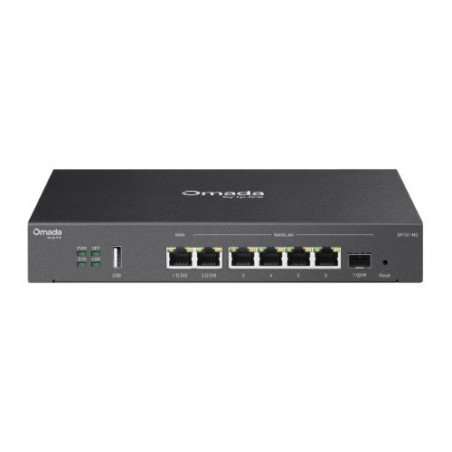 TP-Link ER707-M2 Omada Multi-Gigabit VPN Router Omada, 2x 2.5Gbps RJ45, 5x Gigabit (1xSFP   4x RJ45), Load Balance, 1x USB, H