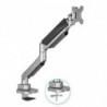 (LS) mbeat® Activiva Heavy Duty Single Monitor Screen Gas Spring Monitor Arm ACA-HMA-SGS01Y Color: Metallic Grey Screen Rota