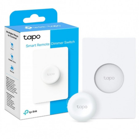 TP-Link Tapo Smart Remote Dimmer Switch, Smart Customised Actions, Multiple Control, Flexible Mounting, Long Battery Life (Ta