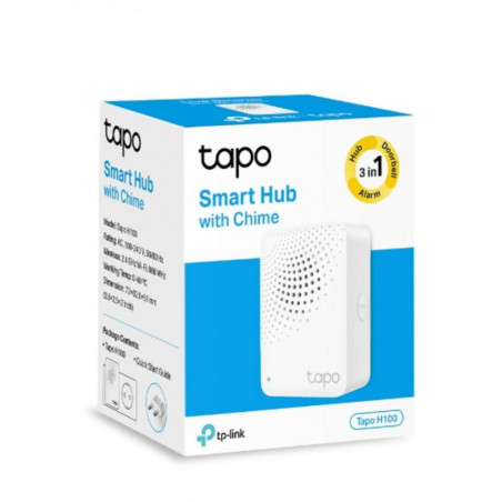 TP-Link Tapo Smart IoT Hub with Chime, Whole-Home Coverage, Low-Power Wireless Protocol , Smart Alarm, Smart Doorbell (Tapo H