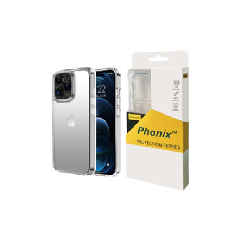 Phonix Apple iPhone 17e /  iPhone 16e / iPhone15 / iPhone 14 / iPhone 13 (6.1') Clear Rock Shockproof Case - Ultra-thin, Ligh