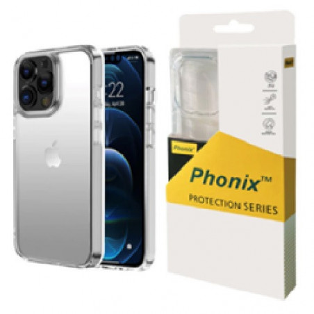 Phonix Apple iPhone 17e /  iPhone 16e / iPhone15 / iPhone 14 / iPhone 13 (6.1') Clear Rock Shockproof Case - Ultra-thin, Ligh