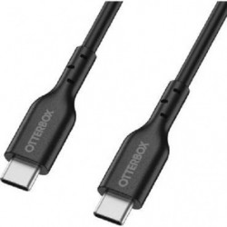OtterBox USB-C to USB-C (2.0) PD Fast Charge Cable (1M) -Black(78-81356),3 AMPS (60W),Samsung Galaxy,Apple iPhone,iPad, Etc, 