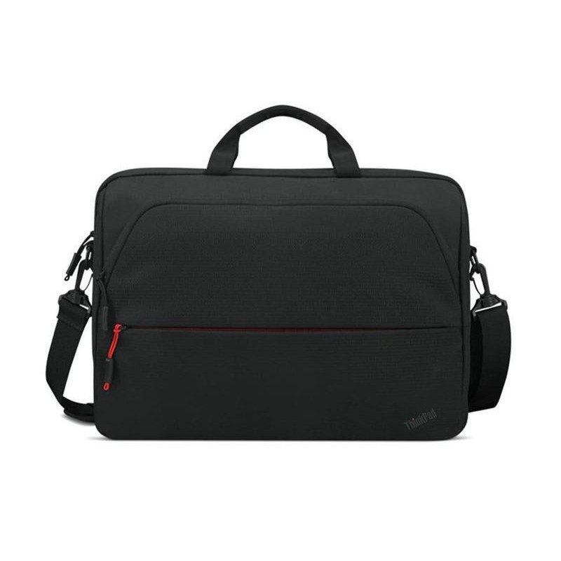 LENOVO Essentials 16' Toploader Bag Notebook Case - Classic Black Nylon Exterior, Dedicated Padded PC Pocket fits 13.3' 14' 1