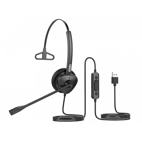 Fanvil HT301-U USB Mono Headset - OverThe Head Design, Suit For Small Office, Home Office (SOHO) Or Call Center Staff - USB C