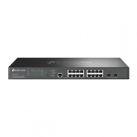 TP-Link SG3218XP-M2, Omada 16-Port 2.5G and 2-Port 10GE SFP  L2  Managed Switch with 8-Port PoE ,  Integration with Omada SDN