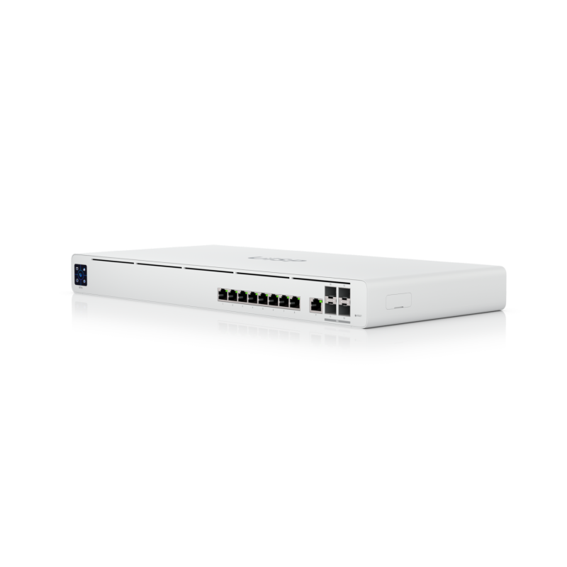 Ubiquiti UISP Router Professional, (9) GbE RJ45 ports, (4) 10G SFP  ports, Integrated Layer 2 Switch,  Up to 9,500 Mbps NAT T