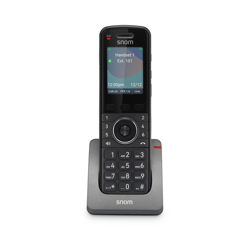 SNOM M55 DECT Handset, Bluetooth, HD Audio Quality, Long Standby time, Backlit Keys, Advanced Audio Quality,  For PSU Use IPS