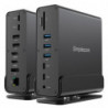 Simplecom CHT815 15-in-1 USB-C 4K Triple Display MST Docking Station with Dual HDMI DP