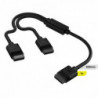 Corsair iCUE LINK Cable, 1x 600mm Y-Cable with Straight connectors, Black (LS)