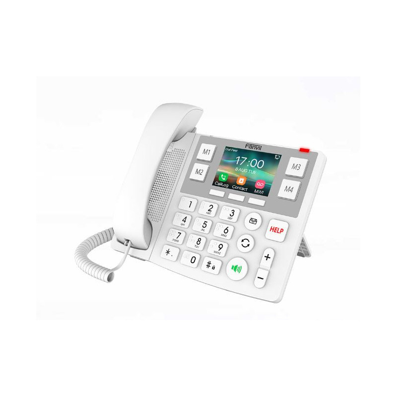 Fanvil X305 Big Button IP Phone - 3.5' Colour Screen, 2 SIP Lines, HAC, Dual Gigabit Ports, Supports HD audio, PoE