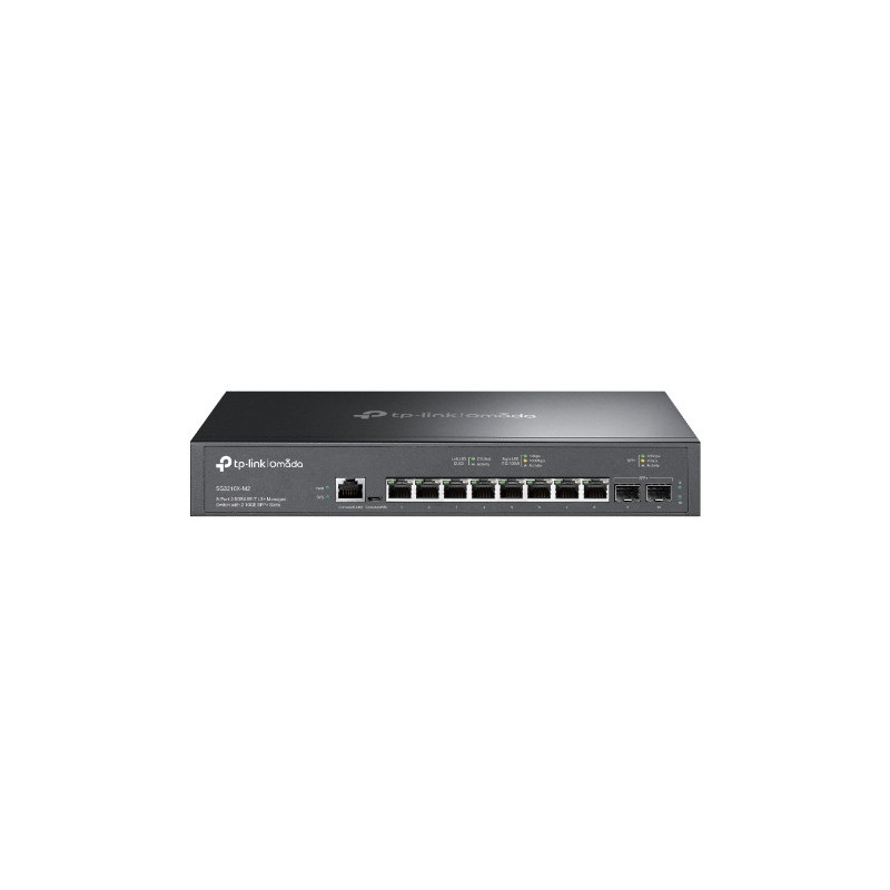 TP-Link SG3210X-M2 Omada 8-Port 2.5GBASE-T L2  Managed Switch with 2 10GE SFP  Slots by Omada SDN