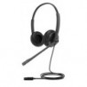 Yealink YHD342 Wideband QD Dual Headset with Soft Leather Ear Cushion, All Day Wearing Comfort, High-Quality Audio