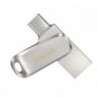 SanDisk Ultra Dual Drive Luxe USB Type-C™ Flash Drive - 64GB (Silver) 400MB/s USB3.1 Type-C Swivel for Android Smartphones 