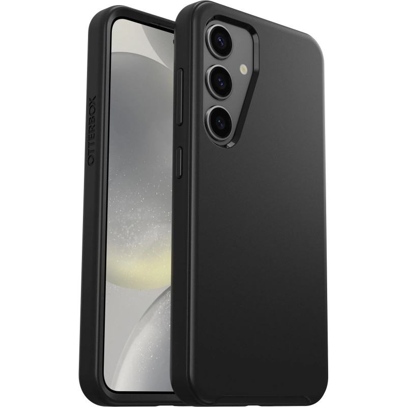 OtterBox Symmetry Samsung Galaxy S24 5G (6.2') Case Black - (77-94531),DROP  3X Military Standard, Antimicrobial, Raised Edge