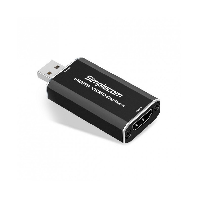 Simplecom DA315 HDMI to USB 2.0 Video Capture Card Full HD 1080p for Live Streaming Recording - Elgato, Atomos Connect