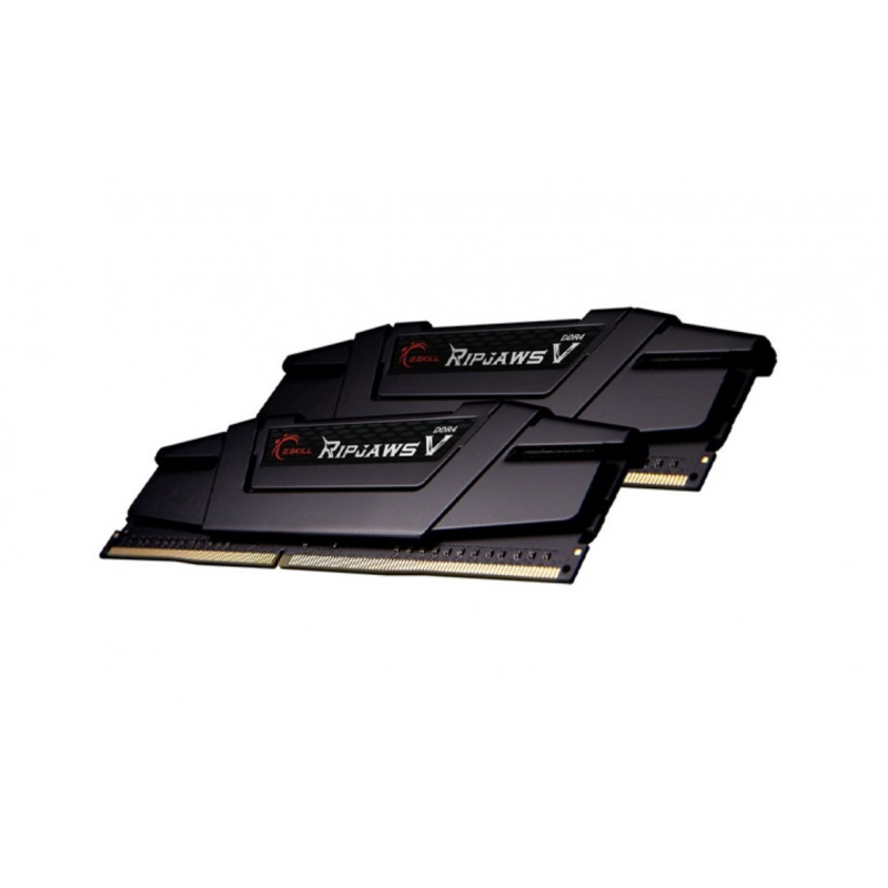 G.SKILL F4-3600C18D-32GVK 32GB (2 x 16GB)/ PC4-28800 / DDR4 3600 Mhz/ Timings 18-22-22-42/ Voltage 1.35V/ Ripjaws V