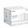 TP-Link Deco BE85(3-pack) BE22000 Tri-Band Whole Home Mesh Wi-Fi 7 System (WIFI7) 1376 Mbps at 2.4 GHz   8640 Mbps at 5 GHz  