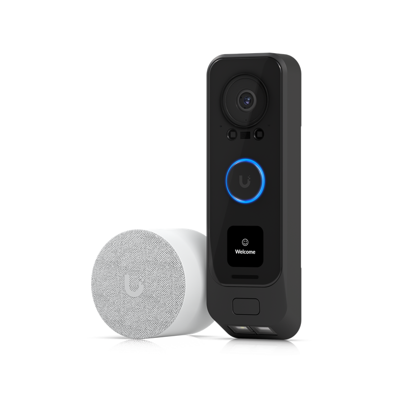 EOL - Last Stock - Ubiquiti UniFi Protect G4 Doorbell Pro PoE Kit,5MP CMOS Camera,Night Mode IR Up To 20ft,PoE Power, Incl Po