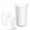 TP-Link Deco X73-DSL(3-pack) AX5400 VDSL Whole Home Mesh Wi-Fi 6 Modem System 660sqm Coverage For 1-3 Bedroom Houses, Dual-Ba