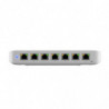 Ubiquiti Ultra 60W, Compact 8-port Layer 2 GbE PoE Switch, Versatile Mounting, 7 GbE PoE  Output ports, 1 GbE Port, Includes 