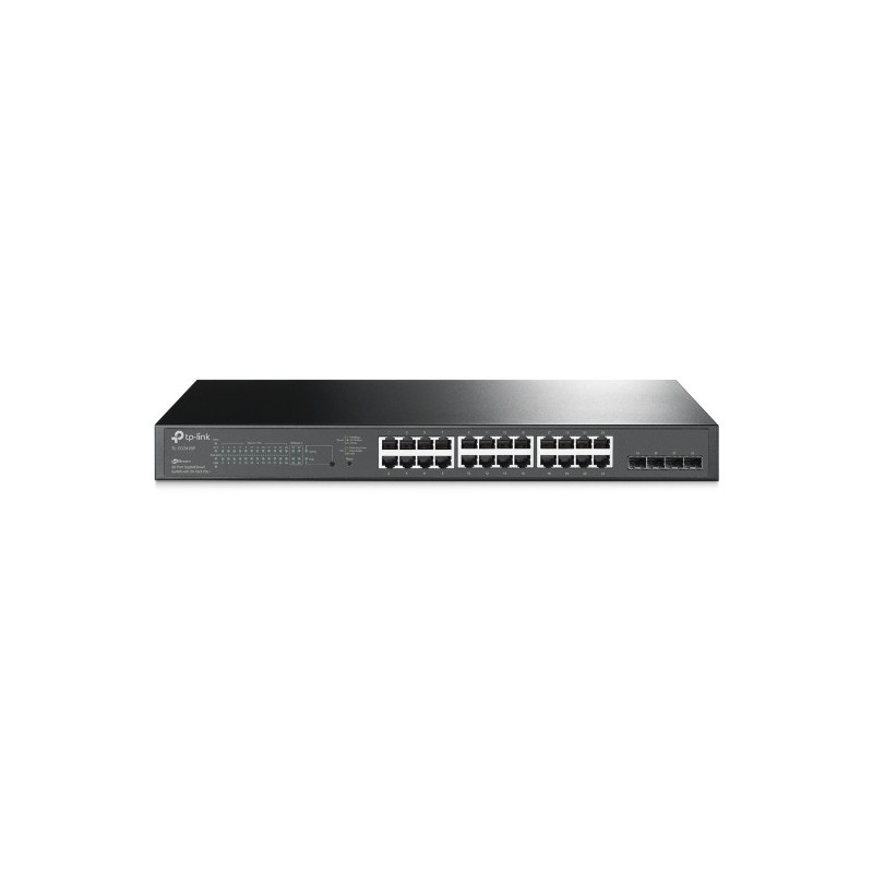 TP-Link SG2428P JetStream 28-Port Gigabit Smart Switch 24-Port PoE  4 Gigabit SFP, Omada SDN, 802.1p CoS/DSCP QOS, Rack Mount