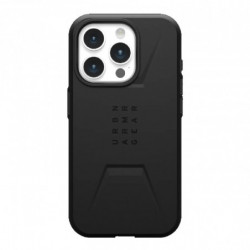 UAG Civilian Magsafe Apple iPhone 15 Pro (6.1') Rugged Case - Black (114275114040), 20ft. Drop Protection(6M),Raised Screen S