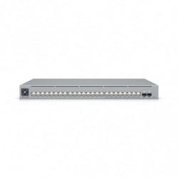 Ubiquiti UniFi Network, 24-Port, POE 400W, (8) 2.5GbEPoE  , (16) GbE Ports - (8) PoE ,  (8) PoE  , (2)10G SFP , Layer3, Rack 