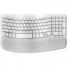 (LS) Logitech Ergo Series Wave Keys Wireless Ergonomic Keyboard (Off-white)