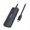 mbeat® 4-Port USB-C Hub with USB-C DC Port  Compact and Portable Design  Flexible Device Connectivity Data Transfer Speed: 5