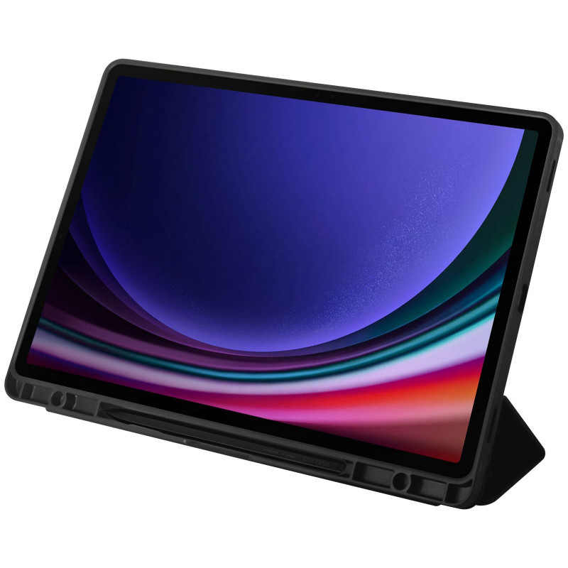 OtterBox React Folio Samsung Galaxy Tab S10 / Tab S9  (12.4') Case Black - (77-95124),DROP  Military Standard,Raised Edges,7 