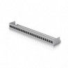 Ubiquiti 24-Port Blank Keystone Patch Panel, Silver, 1U 24-port, Ideal for Keystone Module Installation