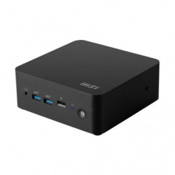MSI Cubi NUC 1M-015BAU miniPC barebone, Black Intel Core 7-150U DDR5 2*M.2 2*HDMI 2*TBT 2*LAN Wifi6 Card Reader Switch Cable 