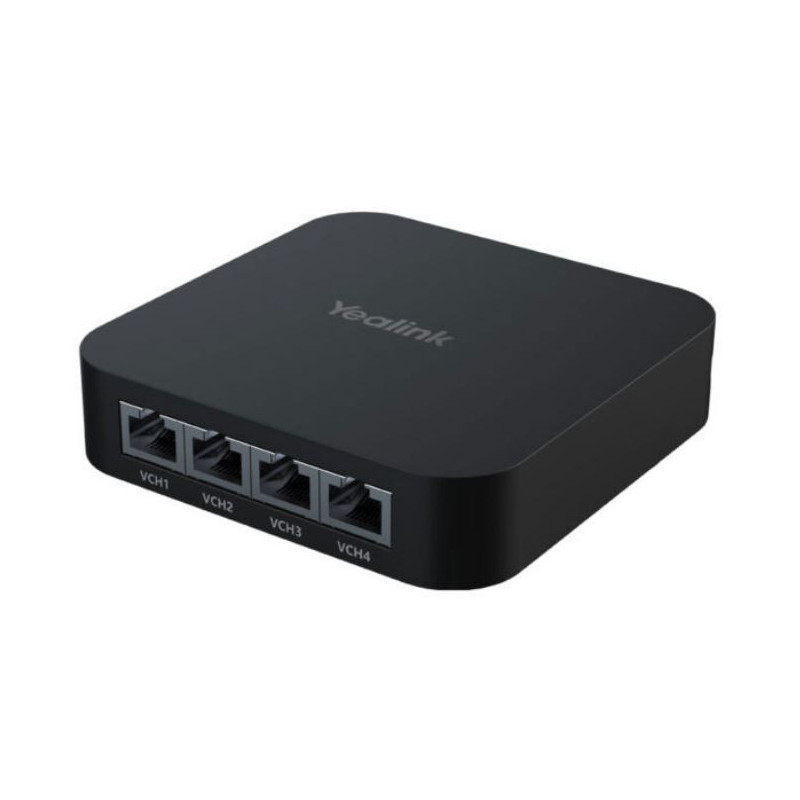 Yealink RCH40 E2 4-Port PoE Switch, Used For Connecting Yealink Meeting Room Cameras, Microphones & Speakers