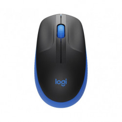 Logitech M190 Full-Size Wireless Mouse - BLUE from up to 10 meters away 1000 dpi,  ONE AA- 18 months of worry-free usage