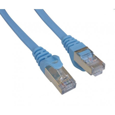 8Ware CAT7 Cable 3m - Blue Color RJ45 Ethernet Network LAN UTP Patch Cord Snagless Flat cable