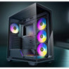 Antec C3 ARGB Black ATX,  270 Degrees View, 4x ARGB PWM Fans control, USB-C, 36CM top, 24cm Front. Cable Management, GPU 41.5