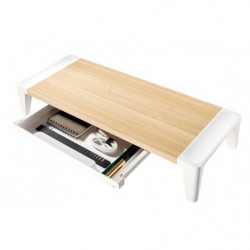 mbeat® activiva Eroglife Monitor Stand Riser with Storage Drawer -  Ergonomic Design, Reduces Eye Strain and Improves Work P