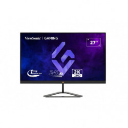 ViewSonic 27' 2K 240hz 1ms IPS, SuperClear, 2x HDMI 2.1, 1x DP 1.4, 3.5mm Audio Out. VESA 100x100. Tilt. Gaming Monitor (No S