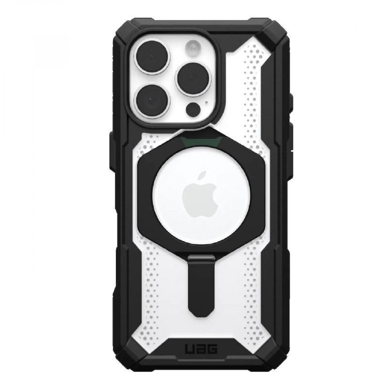 UAG Plasma XTE MagSafe Apple iPhone 16 Pro (6.3') Rugged Case - Black/Clear (11447411404G), 20ft. Drop Protection (4.8M), 1 Y
