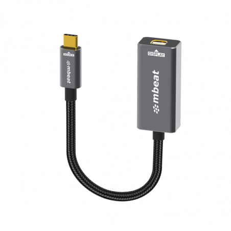 mbeat® Tough Link USB-C to Mini DisplayPort Adapter  Host Interface: USB-C 3.2 Gen 2 Up to 4K@60Hz (3840×2160) Product Weig