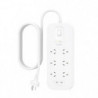 Belkin SurgePro 6-Outlet Surge Protector With Dual USB-C (30W) - White(SRB006AU2M), 2M Power Cord, 650 Joules, $50,000 CEW,  