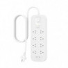 Belkin Surge Pro 8-Outlet Surge Protector With Dual USB-C Ports (SRB004AU2M) - Heavy Duty 2M Power Cord, 900 Joules, $70000 C